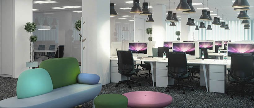 Cómo influye el diseño de una oficina en la productividad | Gpi visual
